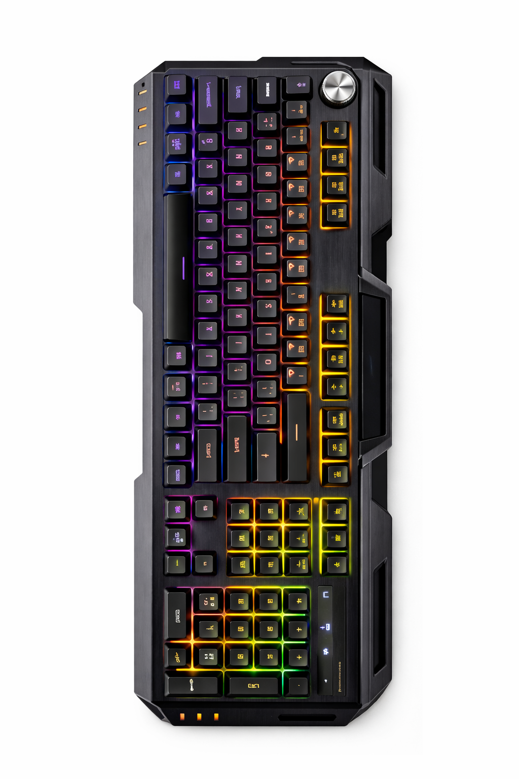 ObsidianRGB K1 – Black Mechanical Keyboard with RGB Backlight