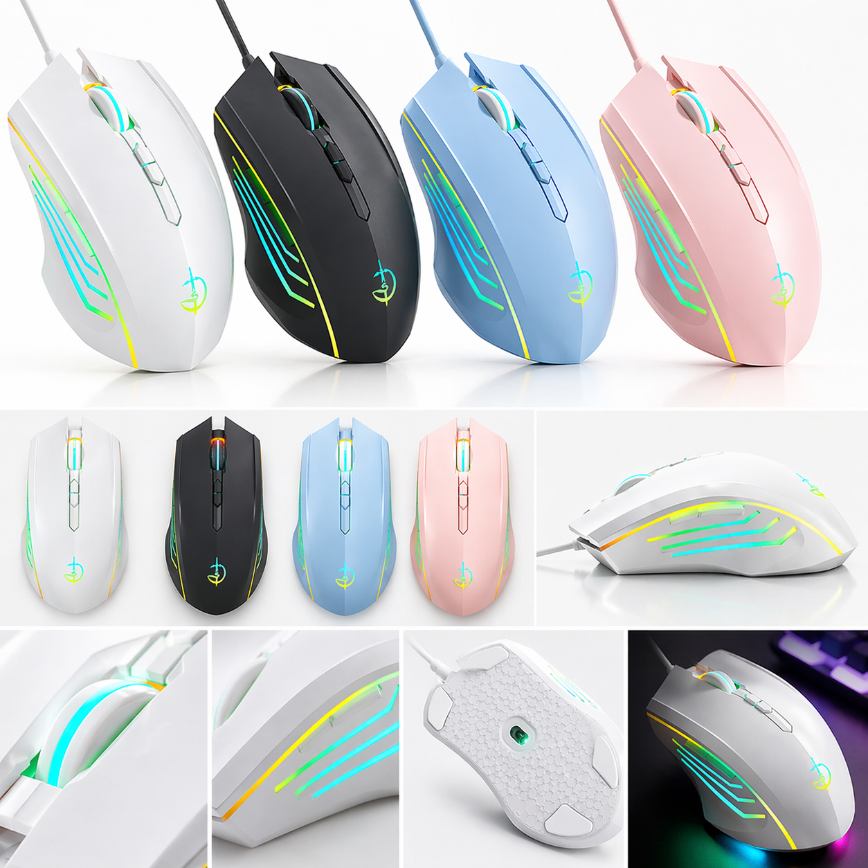 LumiCore M1 – RGB Gaming Mouse