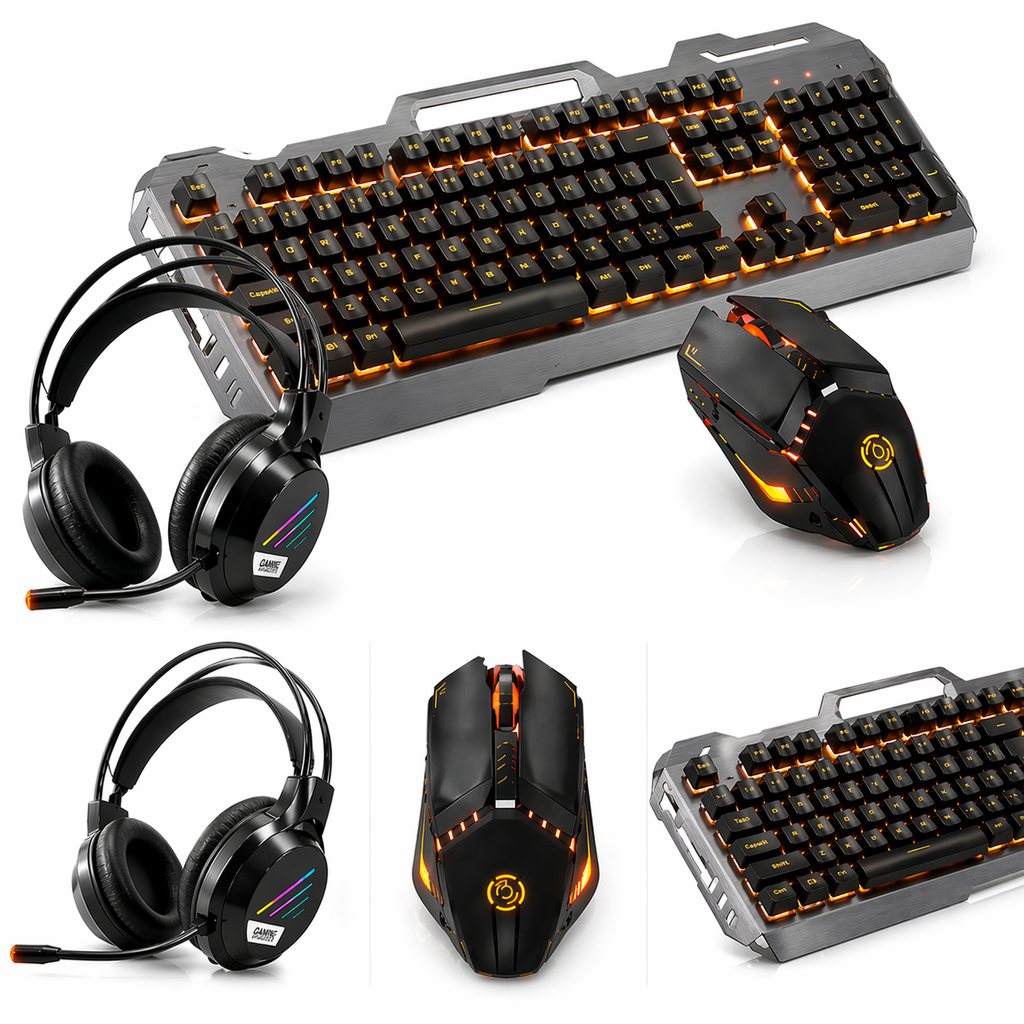 EmberCore Combo K1 – Mechanical Keyboard, Mouse & Headset Bundle